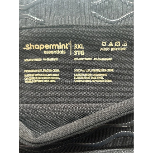 Shapermint‎ Essentials Black Full Length High Waisted Shaping Leggings 3X - Picture 4 of 12